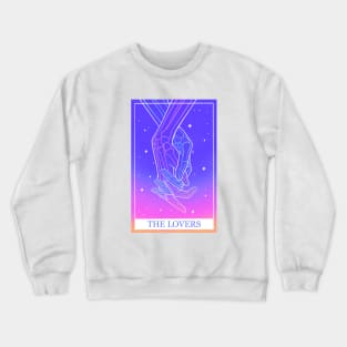 Modern Tarot card The Lovers Crewneck Sweatshirt